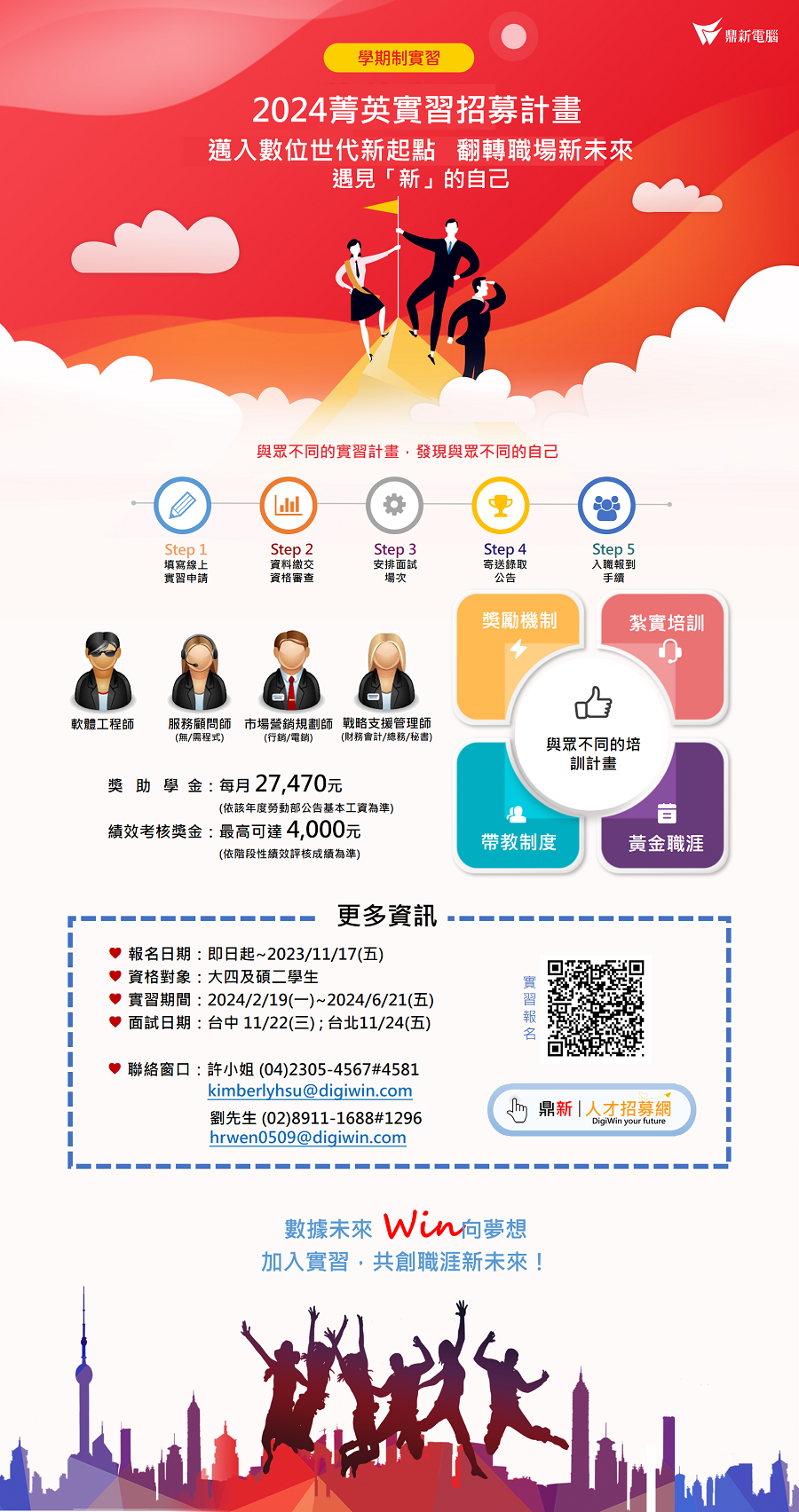 Read more about the article 【鼎新電腦】2024年菁英實習計畫報名正式開始